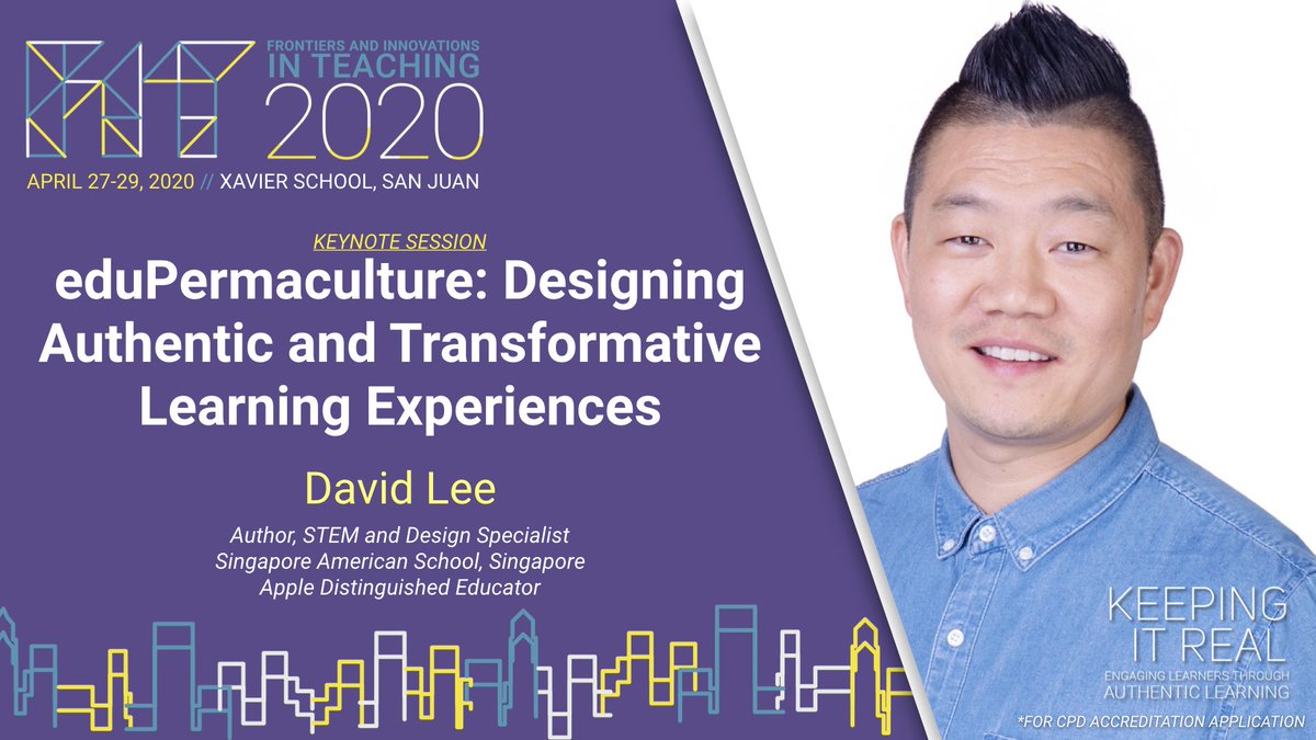 davidleeedtech's tweet photo. Can't wait for April! Excited to be invited to keynote on #eduPermaculture at @FITConPh. I'll be speaking on how educators can take on the role of learning designers who create transformative, authentic learning experiences for their students. Check it out https://t.co/f6lMjux1TS https://t.co/BZKNlkt8x1