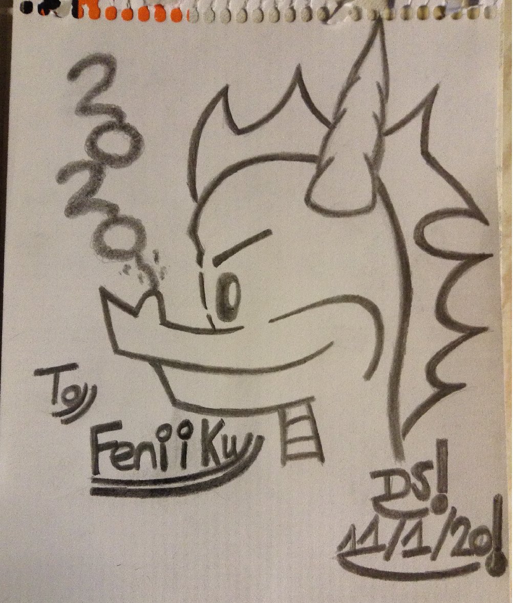 RedDevilDazzy's tweet photo. Hi guys, in this drawing I drew Spyro, and since it is 2020, I did something with the smoke/fumes pouring out of Spyro's nose.  I generally don't think this drawing is that good, it may be ok for some people, but I think it looks off. By the way, this is a drawing for Feniiku. https://t.co/qMs6UoKHfy