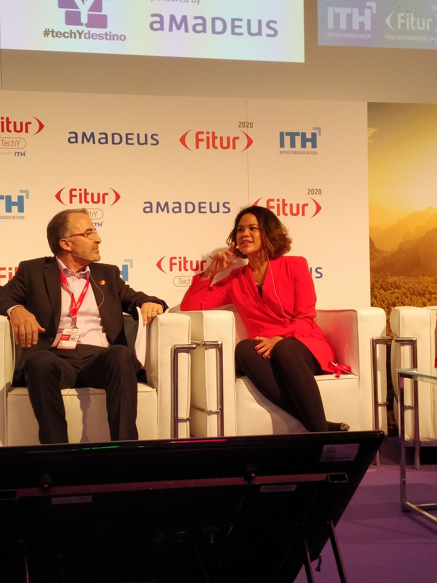 MariaSGrela's tweet photo. Aquí estamos en #FiturtechYDestino muy atentos a la ponencia de Lisa Dinh, de #ViaOutlets que nos cuenta como reconfigurar el Shopping Tourism. #InterfaceEnFitur https://t.co/KRBmL9eh9l