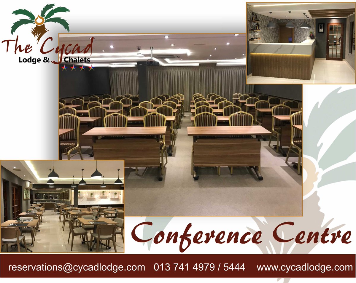 CycadThe's tweet photo. Nothing else matters if you don’t have a great venue. For more information about our conference facilities, visit our website https://t.co/Vn7jeyAru7
#cycadlodge #housekeeping #freeparking #safe #secure #environment #parking #safeandsecure #local #twentyforsevensupport https://t.co/j8ReLAYAMU