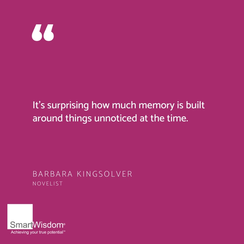 smartwisdom1st's tweet photo. It's surprising how much memory is built around things unnoticed at the time.  #informationathlete #smartwisdom #takenotesbetter https://t.co/nLQ1kkOjoY