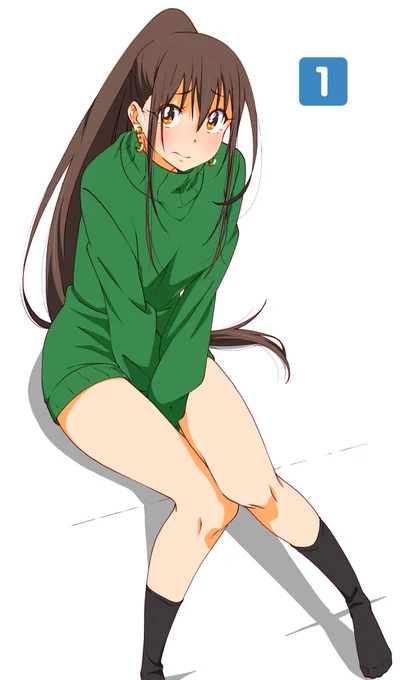 #これを見た人は自分の看板娘の画像を貼れ
かんばんむすめ…貼らなきゃ…
ポニ子もショートっ子もいるよ! 