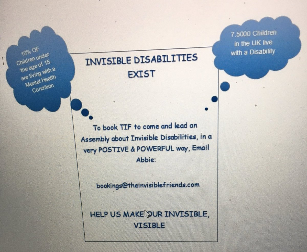 singfor_TIF's tweet photo. @LeesBrookSchool our Founder and Advocate @AbbieTabTIF would love to come into school &amp; deliver an Assembly all about Invisible Disabilities and TIF. Please RT or comment if you would be interested https://t.co/WiEeIhiBFP
