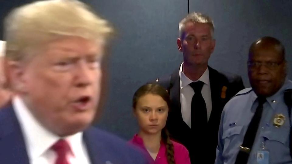 htTweets's tweet photo. #NewsAlert | US President @realDonaldTrump says he 'would have loved' to have met @GretaThunberg (AFP) https://t.co/Sw9uLeOwnJ