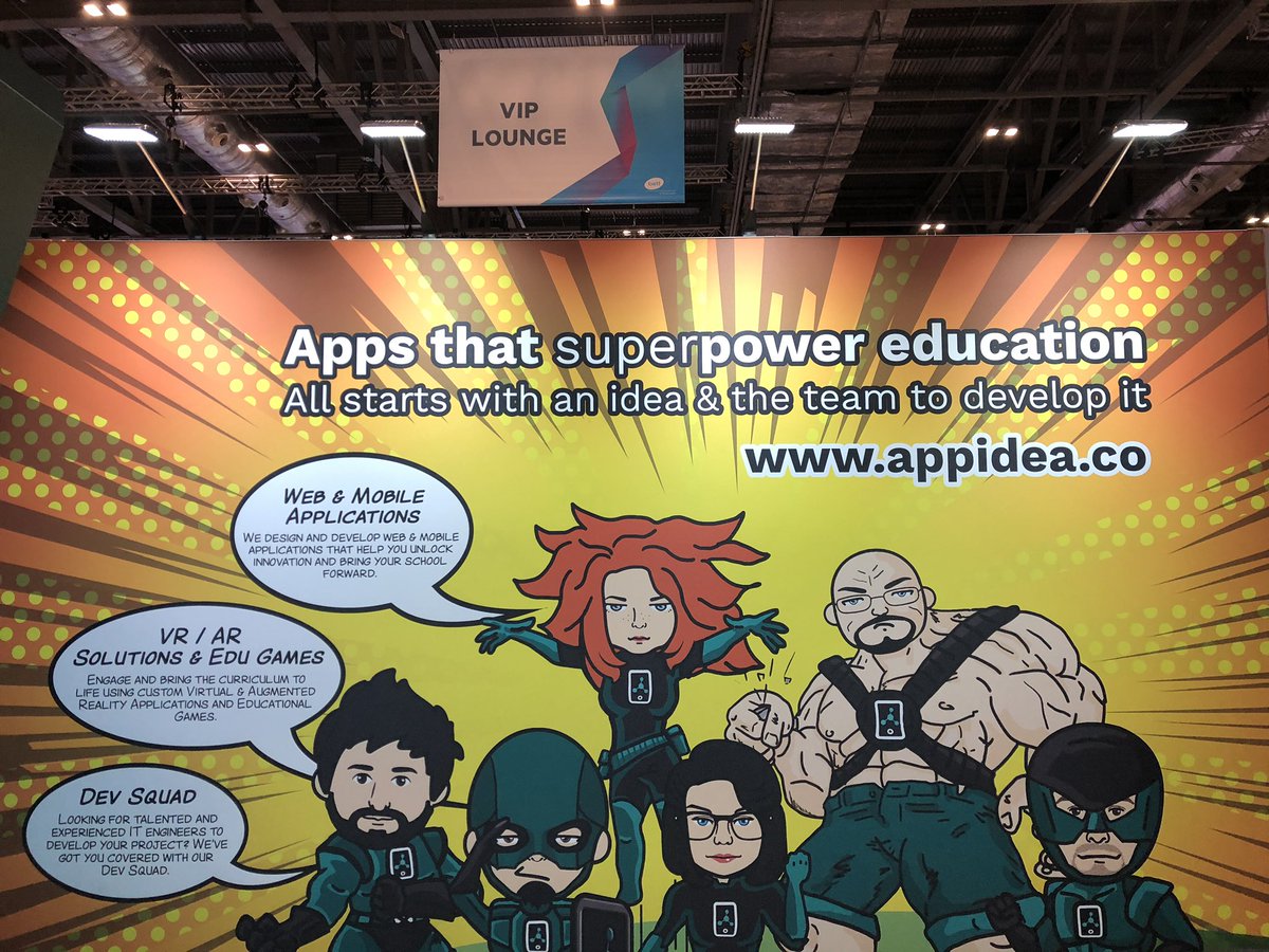appideaco's tweet photo. You’re at @Bett_show and looking for a tailor-made mobile applications or #VirtualReality solutions that can help you teach and engage students - meet us at ND60 stand and let’s talk! #london https://t.co/ZWcgEHdqWV