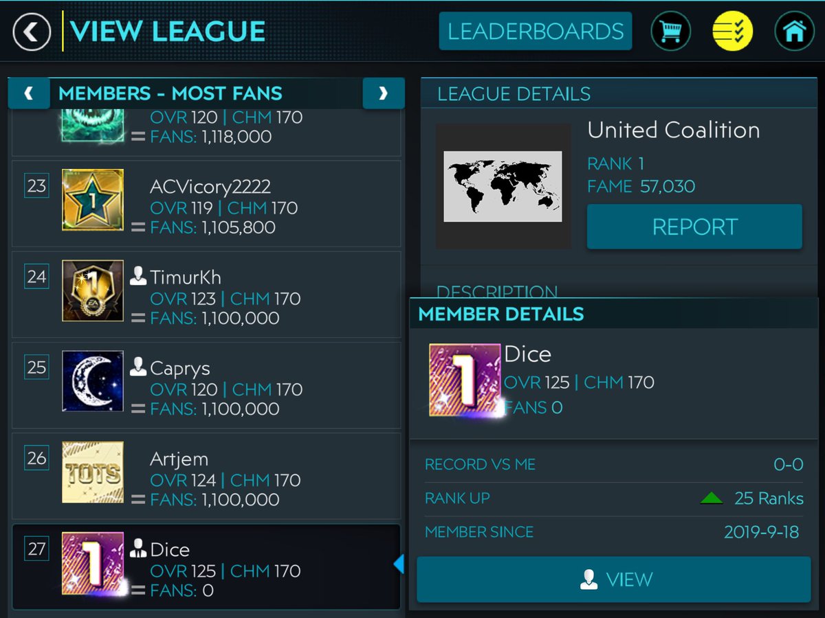 FM_Basterds's tweet photo. After all the merges to get the No1 badge we thought United Coalition is a plastic league. We were so wrong. They have cultivated traditions across their @EAFIFAMOBILE seasons. #diceban https://t.co/0PEhtOtyCb