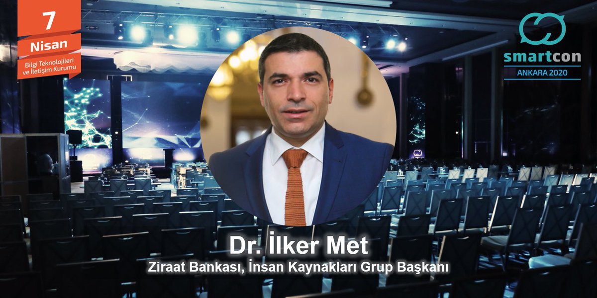 Bölgenin en akıllı konferans serisi, 7 Nisan tarihinde #smartcon2020 Ankara Zirvesiyle devam ediyor! Ziraat Bankası İnsan Kaynakları Grup Başkanı Dr. İlker Met, “Yetkinlikleri Artırmak ve Dijital Yetkinliklere Dönüştürmek” panelinde seyircilerle buluşacak. smartcon.com/ankara-2020/