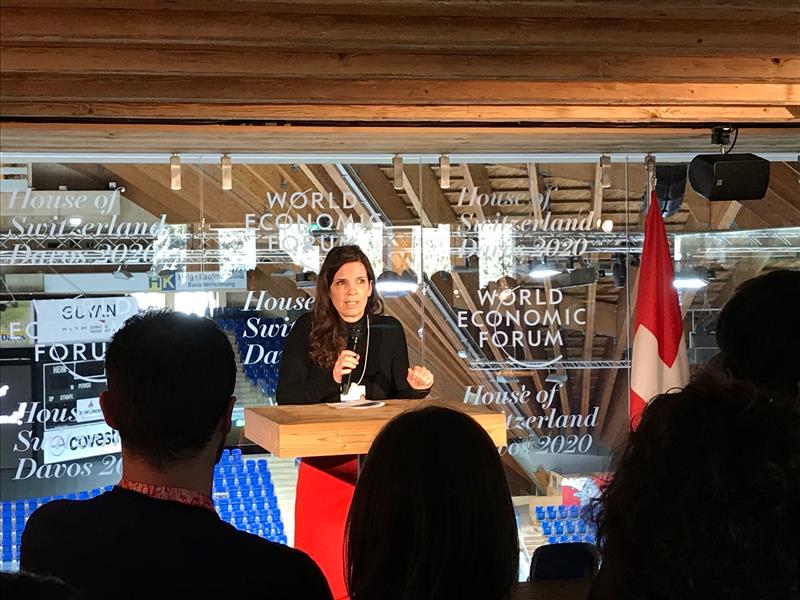 Interesting session <a href="/wef/">World Economic Forum</a> on "Financial Sector Strategies against Human Trafficking and Slavery". 10k people a day need to be freed from modern slavery to achieve the #SDGs. Banks need to have the tools to identify and manage these risks. <a href="/FinComSlavery/">Finance Against Slavery and Trafficking</a>