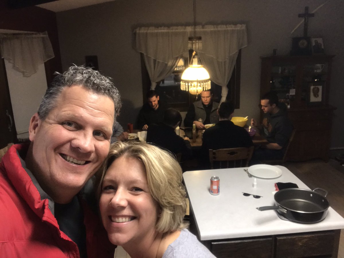 Slater_Curtis_'s tweet photo. It was an honor to have a fish fry for some amazing people that serve our community everyday! Thank You #SaintStephens priests for all that you do for our community! @CkslaterKim https://t.co/bwcz3tygSS