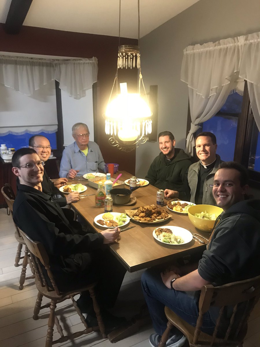 Slater_Curtis_'s tweet photo. It was an honor to have a fish fry for some amazing people that serve our community everyday! Thank You #SaintStephens priests for all that you do for our community! @CkslaterKim https://t.co/bwcz3tygSS