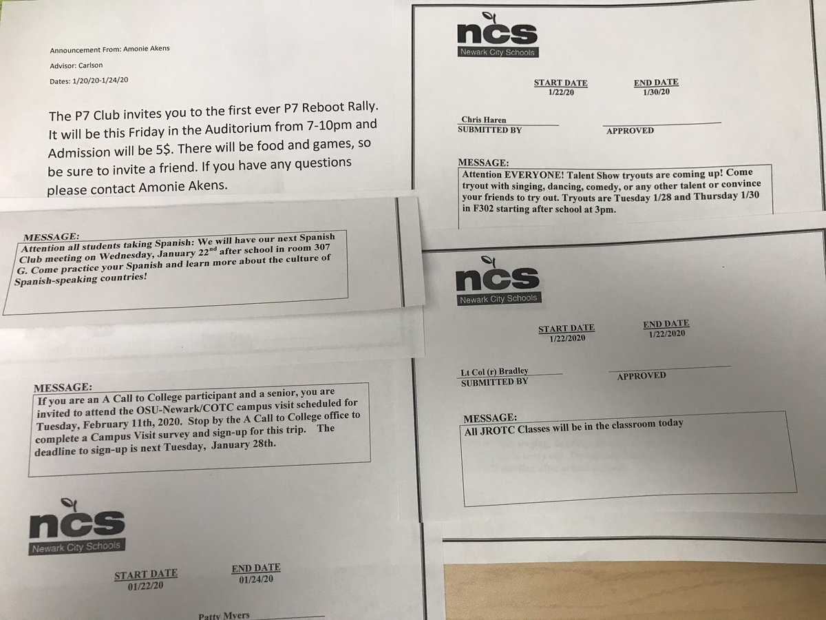 NHS Announcements tweet media