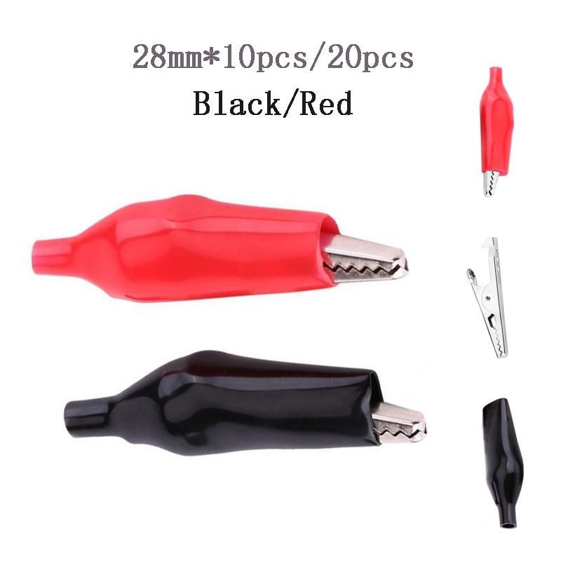 DIYElectroDeals's tweet image. 20pcs 28MM Metal Alligator Clip G98 Crocodile Electrical Clamp Testing Probe Meter Black Red with Plastic Boot Car Auto Battery #alligatorclips #wireclips buff.ly/2GfzNcs