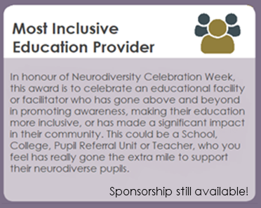 geniuswithinCIC's tweet photo. We only have one #award left for sponsorship, and it is for the #BrandNew #MostInclusiveEducationProvider. It is a fantastic opportunity to support the equally amazing @NCWeek that has over 400,000 children taking part this year! Who wouldn't want to part of that? https://t.co/HLdhLn6SHm
