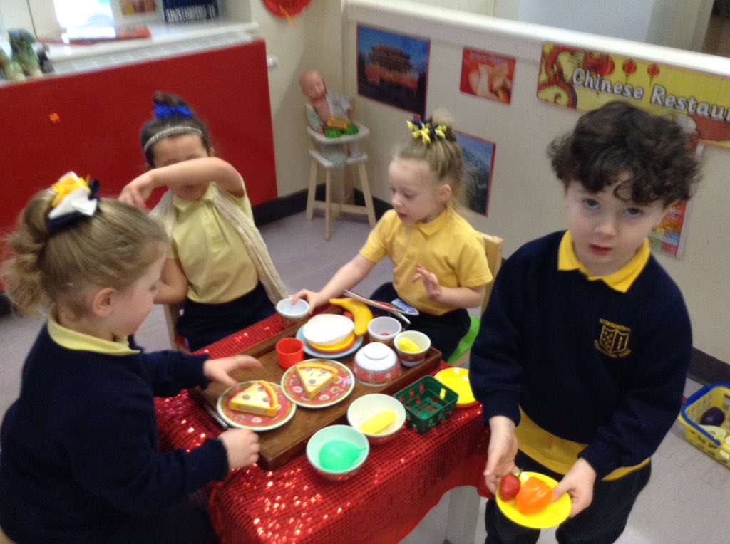 StSebastiansPri's tweet image. We have been learning about Chinese New Year in Foundation. We enjoyed tasting Chinese food, making dragons, filling envelopes and playing in our Chinese restaurant! #Foundation1 #Foundation2