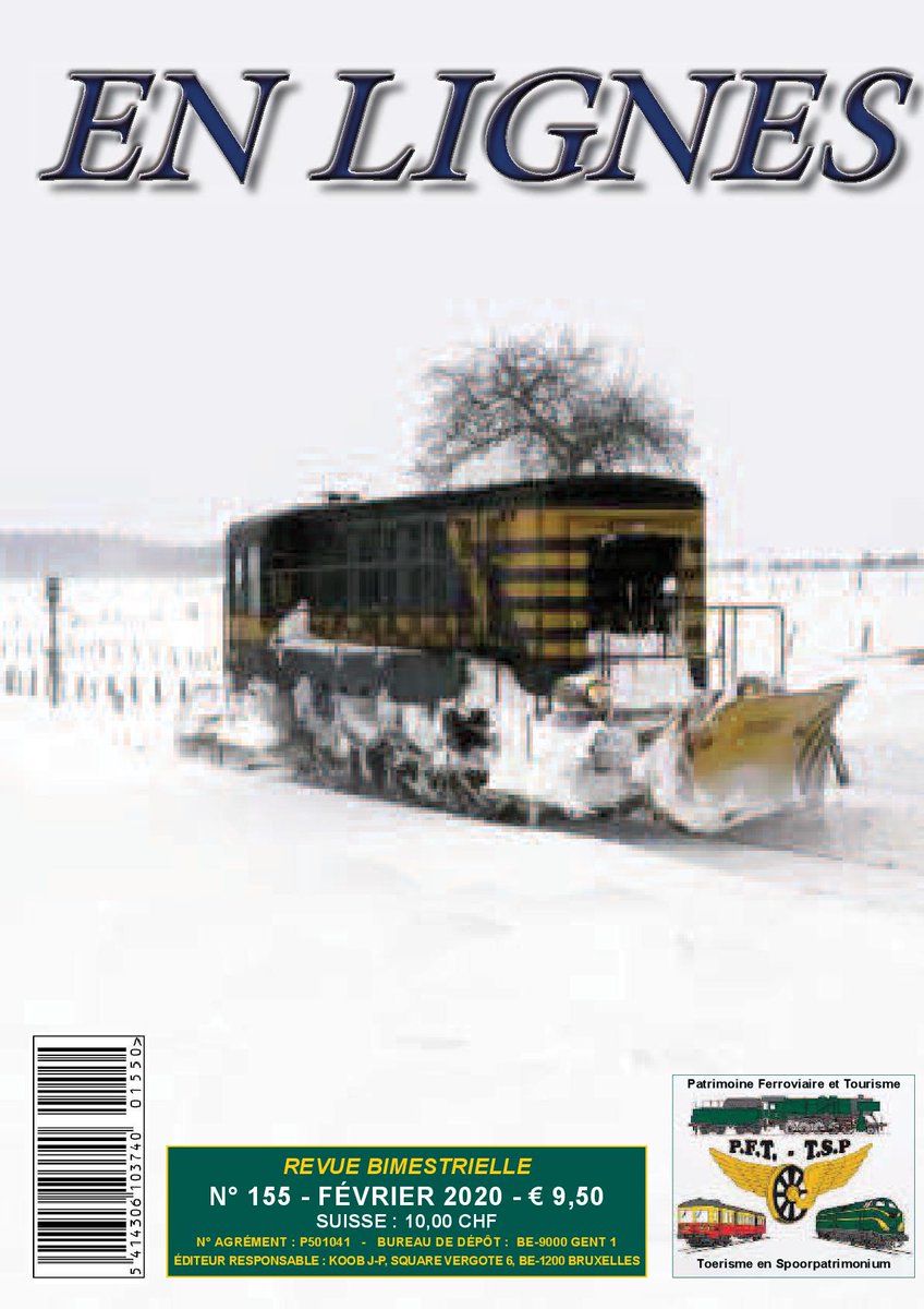 PFT_TSP's tweet photo. EN LIGNES 155 - OP DE BAAN 155

± 25 janvier EN LIGNES 155 partira vers Bpost

Op ± 25 januari vertrekt OP DE BAAN 155 naar Bpost https://t.co/tj0MKNP7EU