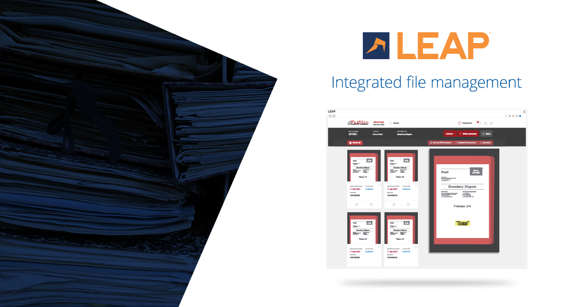 LEAP4LawFirms's tweet image. Is your office cluttered with paper files you no longer need or are you spending a fortune on storage fees? #LEAP #legalsoftware #practicemanagement #lawyers #solicitors #FileMan #storage #files #cloud leap.co.uk/legal-software…