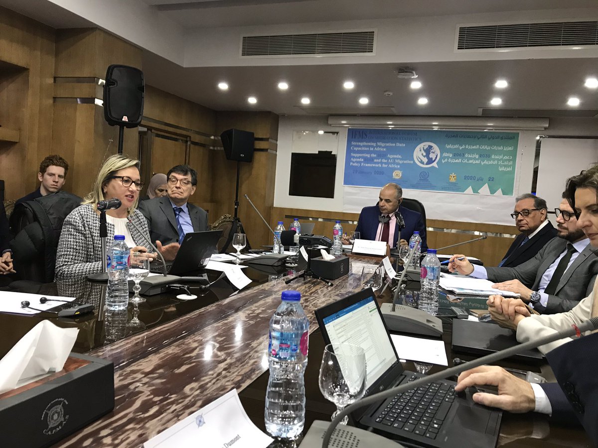 statafric's tweet photo. @statafric  together with @IOM_GMDAC @OECD_Stat @UNDESA @CAPMAS_EG  and @StatsSweden with other partners and representatives from African countries are organising a workshop at #CAPMAS in #Cairo on ”Strengthening #Migration Data Capacities in Africa” #IFMS2020 https://t.co/CfNXikQWiA