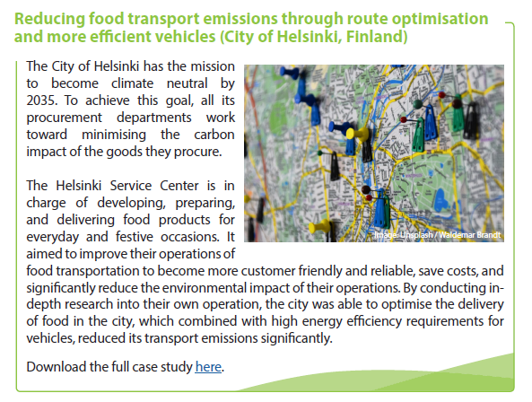 Helsinki used procurement for reducing food transport emissions through route optimisation and more efficient vehicles. Read the full case study in December issue of the EU GPP Newsalert: ec.europa.eu/environment/gp…
#publicprocurement #food #transport #procuraplus