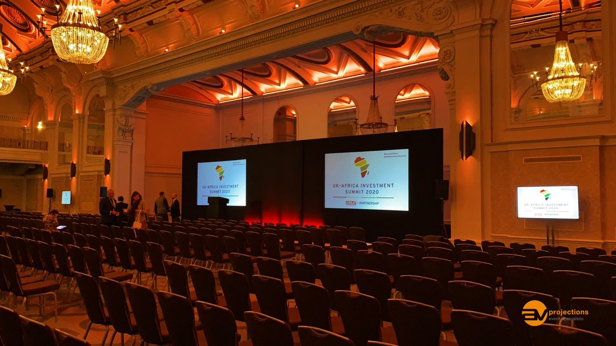 We hope everyone is having a good start to 2020! 
<a href="/GrandConnaught/">GrandConnaughtRooms</a> <a href="/PwC_UK/">PwC UK</a> #investinafrica #WednesdayThoughts #AVP #avprojections #audiovisual #eventprofs #eventprofsuk #eventproduction #London #event #summit