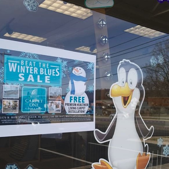 WhittCarpetOne's tweet photo. We've got a hot🔥 deal for you!  Our ❄️Beat the Winter Blues Sale is going on now!  Our exclusive Healthier Living Carpet Installation is FREE w/purchase of #carpet &amp; cushion! Come see us for the details on this awesome deal! #whittcarpetone #salemva #roanokeva https://t.co/6IwsR6i67R