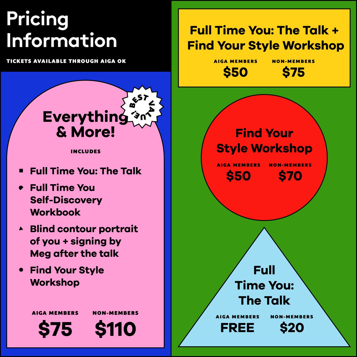 Ekkk!  <a href="/darngooood/">Meg Lewis</a> is almost here! ✌️  
She is giving an amazing talk &amp; workshop and we are here for it. 🕶️
-
We are so EXCITED, are you? 
Don't miss your chance on this rad experience! 
Link in Bio! 
#aiga #aigadesign #aigaok #aigaoklahoma #oklahoma #graphicdesign #designer