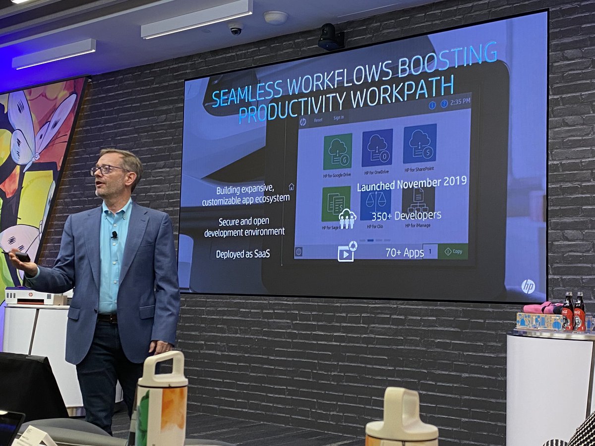 aslawetsky's tweet image. @HP #WorkPath cinthnkuss tk evolve with over 350 developers... #powerofprint