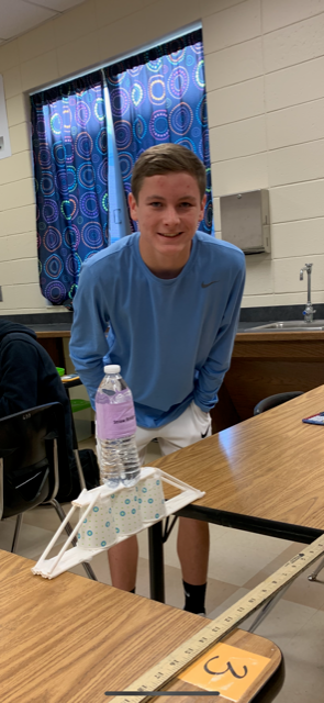 RichmondHillMS's tweet photo. Mrs. Letson’s ELT competed in a competition over bridge design. The class designed straw bridges using budget constraints to support a water bottle. Students were able to choose from paper straws donated by Teds Montana Grill or Plastic Straws. #WildcatsWin #WildcatScience https://t.co/ujPQpVmlUZ