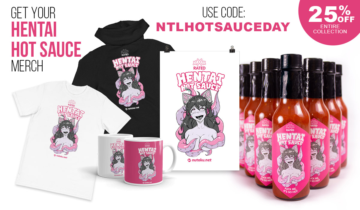 Nutaku Games on X: Its NationalHotSauceDay 🌶Use code: NTLHOTSAUCEDAY to  receive 25% off your HentaiHotSauce and all Hentai Hot Sauce Merch!!!  t.co0N3DPT2MjY t.coTECj6gxdLU  X