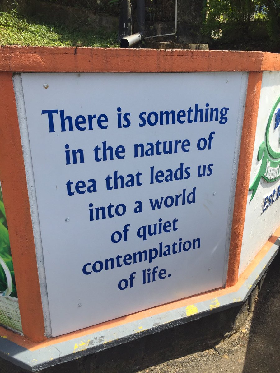 scotteafactory's tweet photo. “Loved this sign and when I think of the excellent Sri Lanka tour with Beverly from the Scottish tea factory I think about walking through the tea gardens and remembering this.  The tour was very educational and a lot of fun was had by all” Thanks for the feedback Joanne! https://t.co/VUxk6AEXSp
