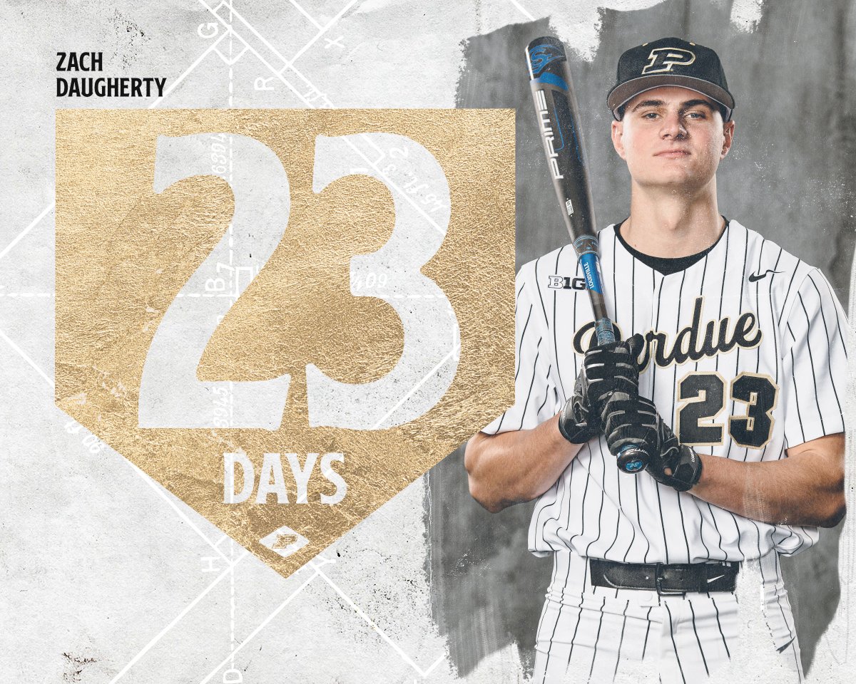2️⃣3️⃣ <a href="/ZachDaugherty5/">Zach Daugherty</a> excelled on the diamond &amp; hardwood at Huntington North HS. Multi-year all-conference honoree played shortstop &amp; 3rd as well as point guard. Also graduated among the top 25 in his class.  #BoilerUp 

🔥 Shot a school-record 54% from 3-point land as a senior