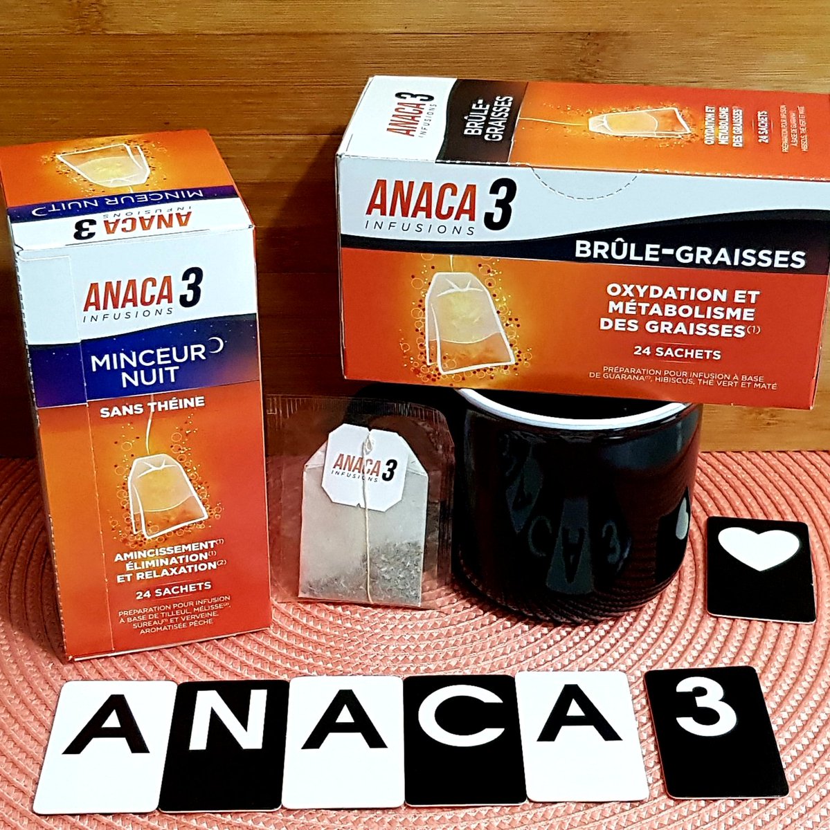 ConcoursTwt's tweet photo. Salut, aujourd'hui je vais vous parler des Infusions ANACA 3 Brûle-Graisses & Minceur Nuit.
Venez profiter de mon code promo sur mon Instagram
https://t.co/0nMK8WDl3R
Merci @Anaca3off et @hivency pour cette collaboration 😉👍
#ProduitOffertParAnaca3 #Anaca3 #Infusion https://t.co/haM4eY4wS3