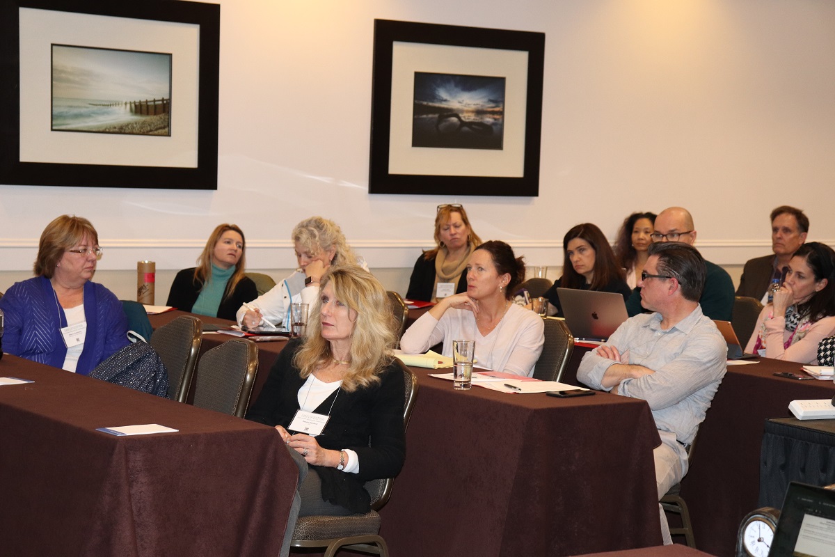 thencspp's tweet photo. Dr. Randy Wyatt from the CA School of Professional Psychology-SF facilitated a dialogue about how we can amplify excellence in the clinical training world through student, internship and practicum engagement. Collaboration at work. #ncspp2020 https://t.co/XPkcZontEf