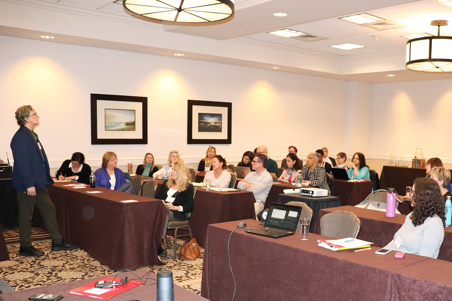 thencspp's tweet photo. Dr. Randy Wyatt from the CA School of Professional Psychology-SF facilitated a dialogue about how we can amplify excellence in the clinical training world through student, internship and practicum engagement. Collaboration at work. #ncspp2020 https://t.co/XPkcZontEf