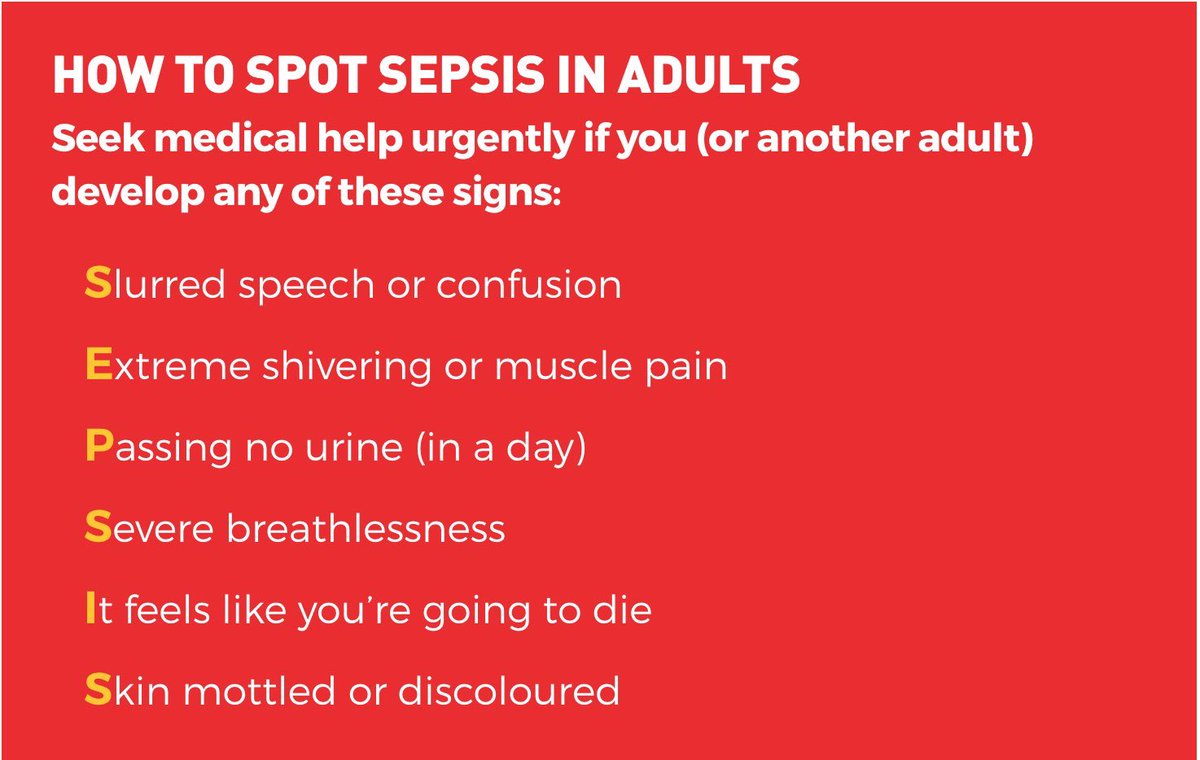 vascuk's tweet photo. Thank you @royalhospital #EMU #PortlandWard for once again looking after me so well this last 5 days! this Tweet is to raise awareness about #Sepsis Lookout for the signs! https://t.co/xpFJyQOHYQ