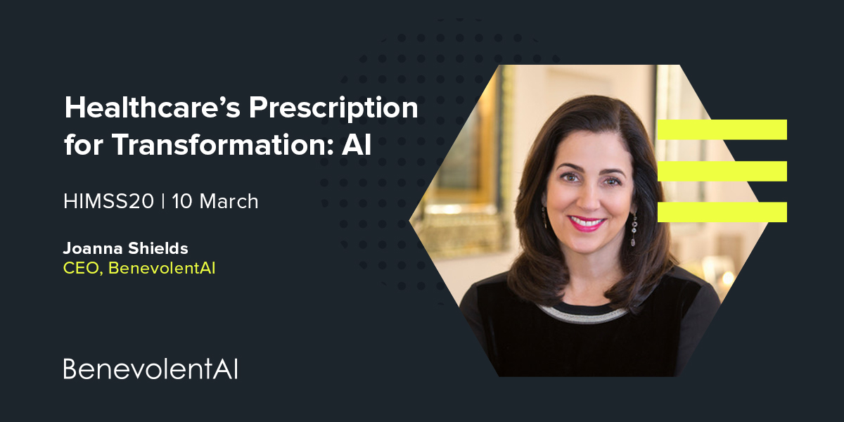 In March our CEO <a href="/joannashields/">Joanna Shields</a> will be heading out to Orlando for #HIMSS2020, where she’ll be joining global healthcare leaders <a href="/kasshout/">Taha Kass-Hout</a>, <a href="/pzuta/">Pascal Zuta</a>, Karen Murphy and Marc Overhage to discuss AI-powered transformation in healthcare. 
Get the details: ow.ly/wXOj50y10Yg