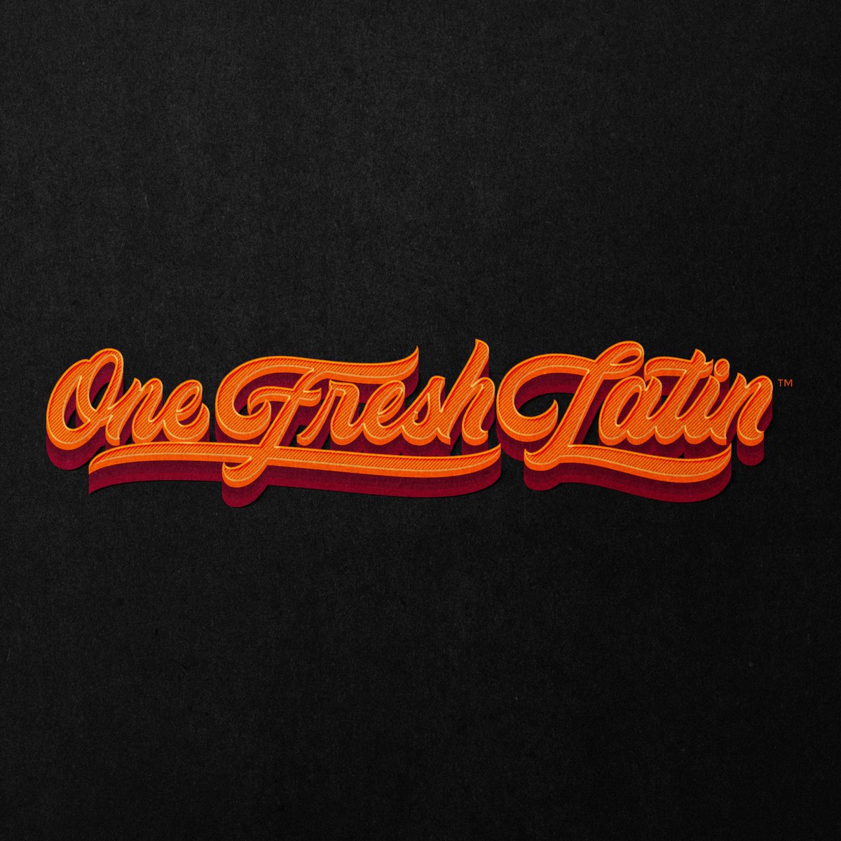 One Fresh Latin re-work logotype. 
.
.
.
.
.
.
.

#Handlettering #Lettering #Type #Logotype #Monogram #letters #logo #onefreshlatin #ofl #beverages #3D #3dtypography