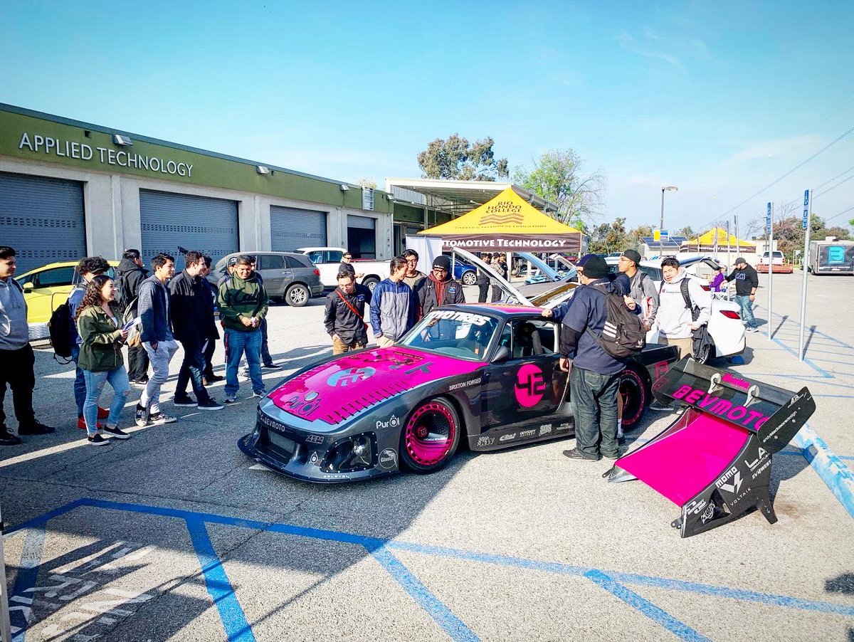 bisimoto's tweet photo. At the @RioHondoCollege for the @RioHondoCTE High school Competition /career day. It is my passion to influence the youth towards the future of tuning, and the enjoyment affiliated with motorsports. Feel free to visit, as we will be here until noon! https://t.co/Yq9z59itWF