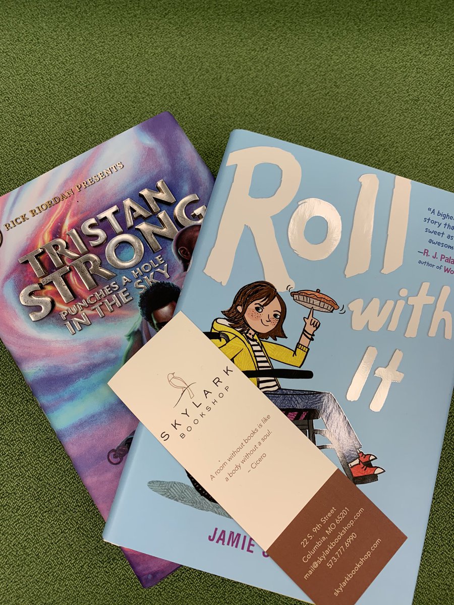 SmithtonMC's tweet photo. So excited to get new books for the media center in the mail today from @SkylarkBookshop! https://t.co/nkEyc6oLal