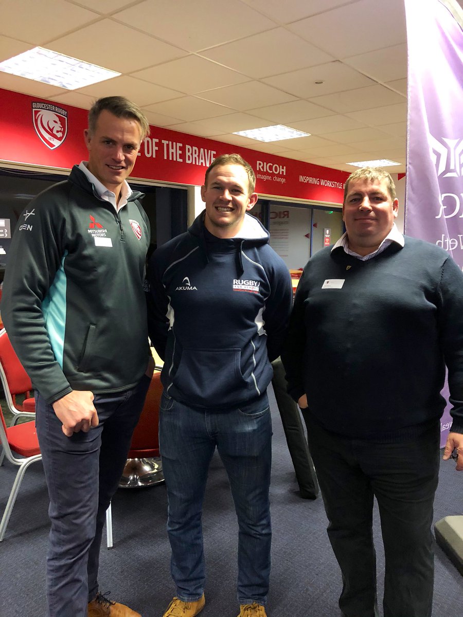 It’s set to be a fantastic evening at the <a href="/rsc_sponsors/">The Rugby Sponsors Consortium RSC</a> quarterly event! Big thanks to these guys for being a part of tonight’s panel! #gloucesterrugby #kingsholm