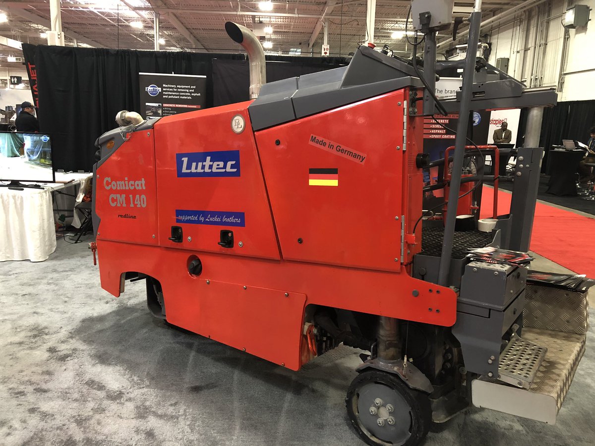 ChristophOtt1's tweet photo. First German concrete milling machine in Canada at #cce2020 https://t.co/et3Sx3KsUY