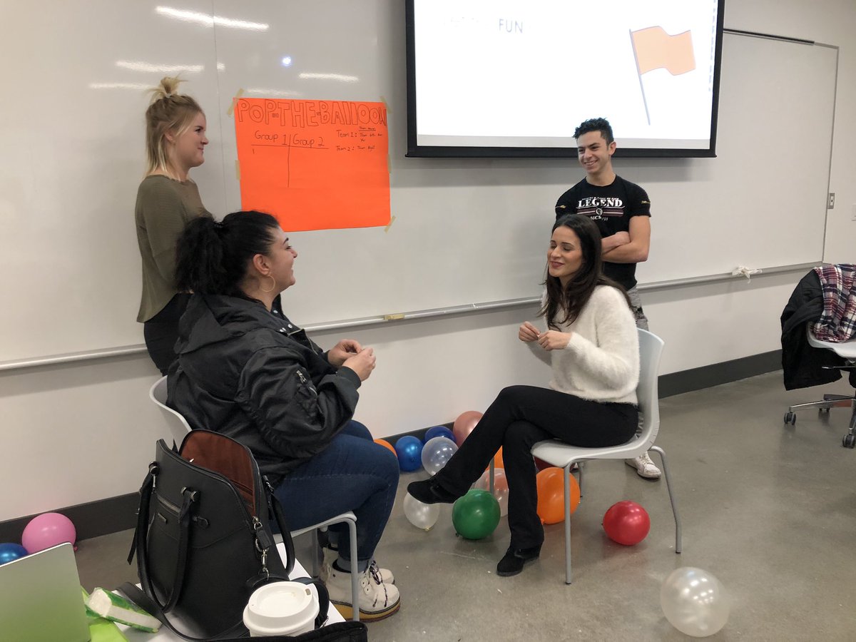 Keeping things active and interactive in class as students lead some activities and practice their facilitation skills! #TR #senecaTR