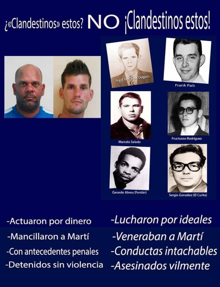Este cartel tomado del perfil de Facebook de mi amiga #CeciliaValdes lo dice todo. Como bien escribió <a href="/YoerkySanchez/">Yoerky Sánchez</a> : se acabó el "clandestinaje". Fueron desenmascarados quienes se equivocaron con el alma de #Cuba 🇨🇺#ConMartiNoTeMetas