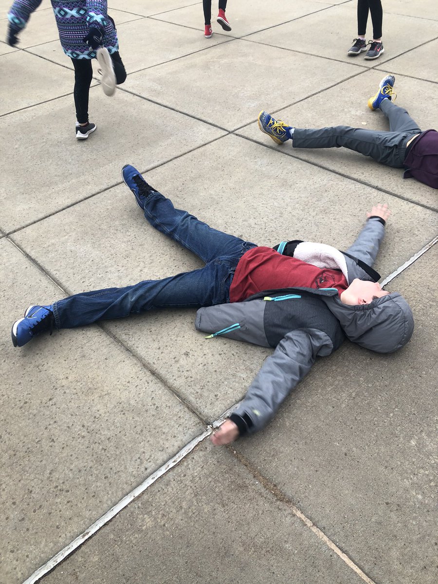 AmyBraswell726's tweet photo. It is confirmed! We are cursed! 2 minutes of sleet, and then a crummy 33 degree cold rain in WLR this morning. These Arkansas kids will take what they can get. Excitement over bouncing ice!! We ran out for a split second to experience AR Winter! @KATVToddYak 
#ArkansasSnowDay https://t.co/Uq4C83dYG3