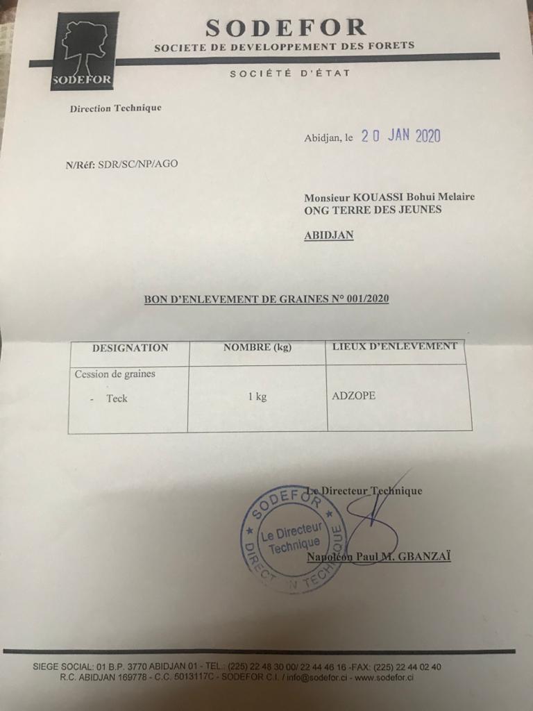 BohuiMelair's tweet image. Merci à la #SODEFOR pour le soutien