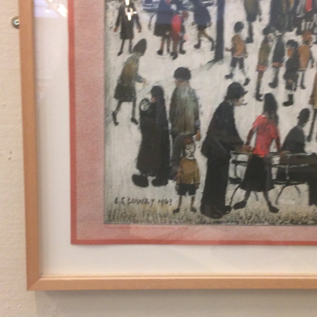 oxtonartfair's tweet photo. A great selection of the famous SCHOOL PRINTS on the walls of the Williamson Café! Created for the walls of British schools in 1946, showing contemporary artists of the highest calibre ! The creation of the NHS, and those - the UK was a fantastic place then .....#schoolprints https://t.co/S8kHDTrIH5