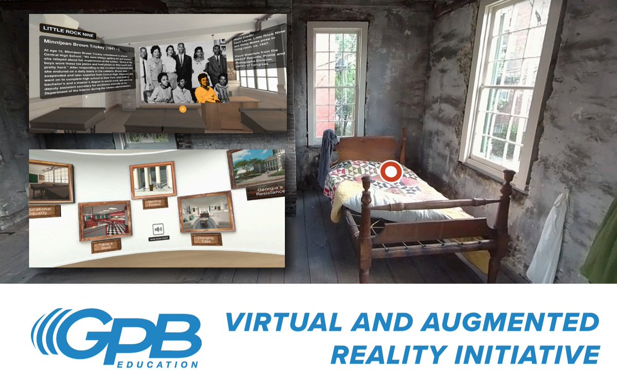 GPBEducation's tweet photo. Transport your students to places and time periods without leaving the classroom with our newly developed #virtualreality and #augmentedreality content! 😎

Sign up for a special #free training from @GPBEducation here: https://t.co/Qw0ROFnnr5

#edtech https://t.co/7sPJCJe1X2