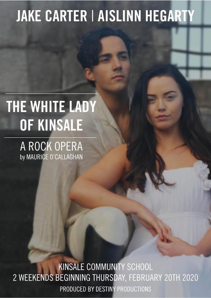 jakecartermusic's tweet photo. I am thrilled to announce that I will be starring in a brand new original Musical this year, The White Lady of Kinsale, taking place in Kinsale Co. Cork for 6 nights from February 20th - 29th. 

Up the rebels ! ❤️❤️❤️

book your tickets here https://t.co/Oktgo25pnt https://t.co/ZyQCBpblw2