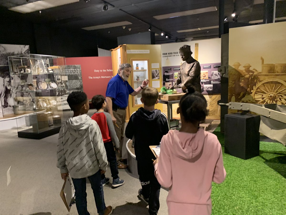 MsAnderson_CCPS's tweet photo. Field trip to the Quartermaster Museum at Fort Lee! We had a blast! https://t.co/IbfPG8OtEs
