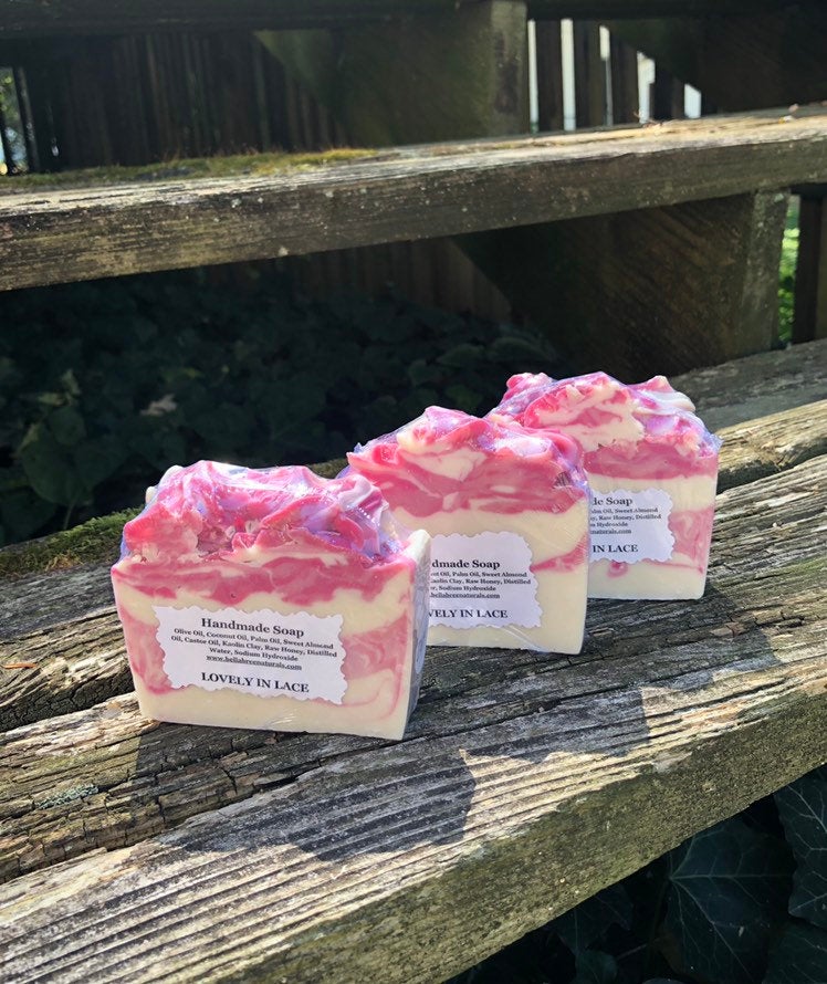 Excited to share the latest addition to my #etsy shop: Lovely in Lace,Organic Soap,Vegan Soap,Handcrafted Soap,Bar Soap,Soap Bar,Solid Soap,Moisturizing Soap,Free Shipping,Soap etsy.me/38ws0Ts #bathandbeauty #soap #barsoap #barsofsoap #moisturizingsoap #handmad