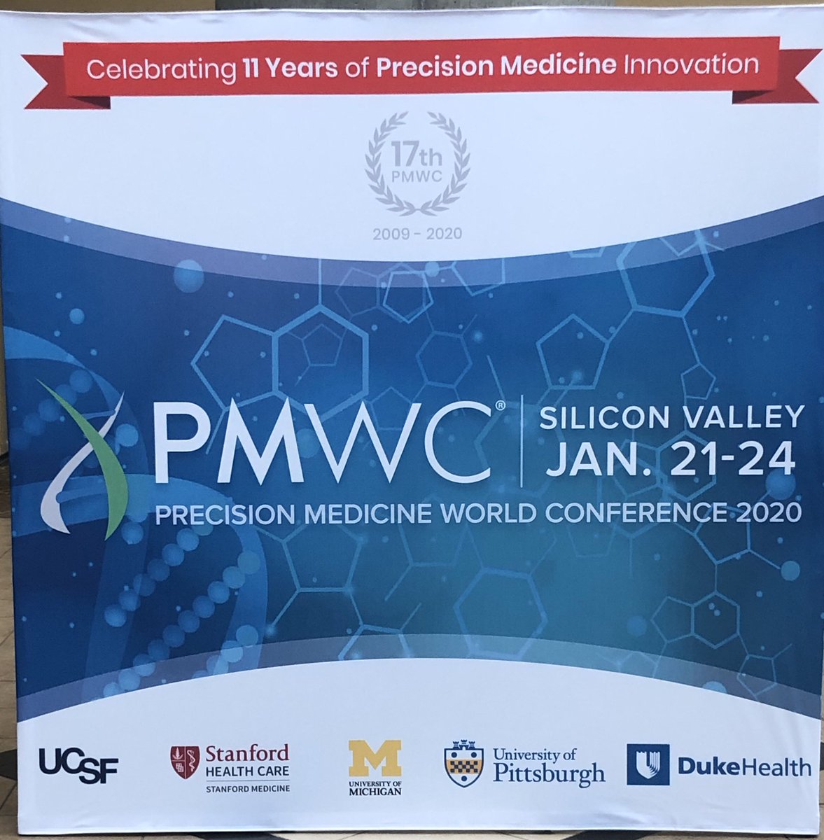 Looking forward to gaining more insights in #precisionmedicine, #AI, #genomics and more at #PMWC20